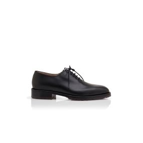 NEWLEY Men s Black Calf Leather Lace Up Shoes Manolo Blahnik