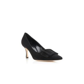 Womens black outlet suede pumps