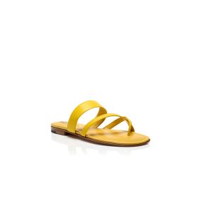 Mustard discount flat sandals