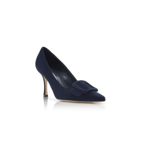 Navy designer shops heels