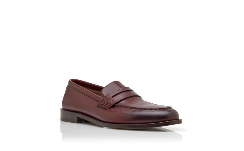 Perry, Brown Calf Leather Penny Loafers  - CA$1,225.00