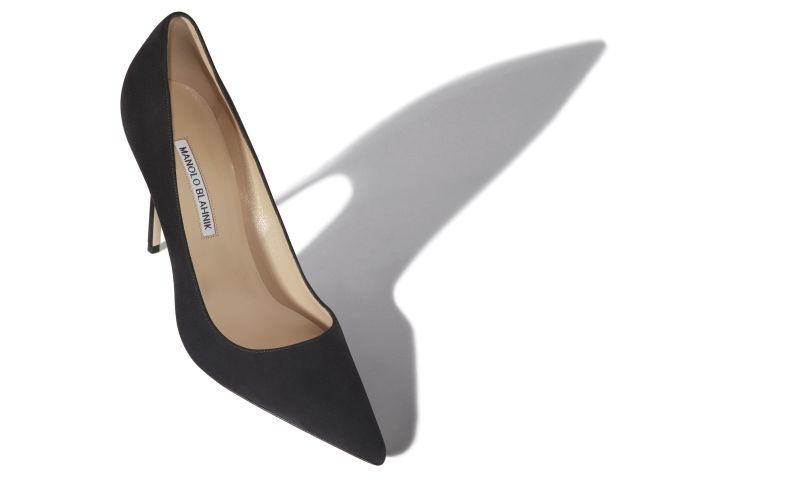 Bb , Charcoal Black Pointed Toe Pumps - £595.00 
