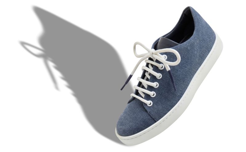 Semanada, Blue Denim Lace-Up Sneakers  - €298.00