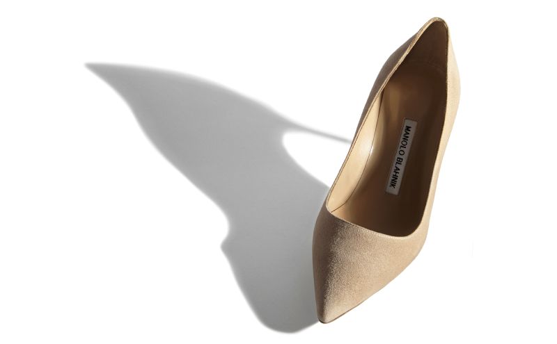 Bb 70, Nude Suede Pointed Toe Pumps - £595.00