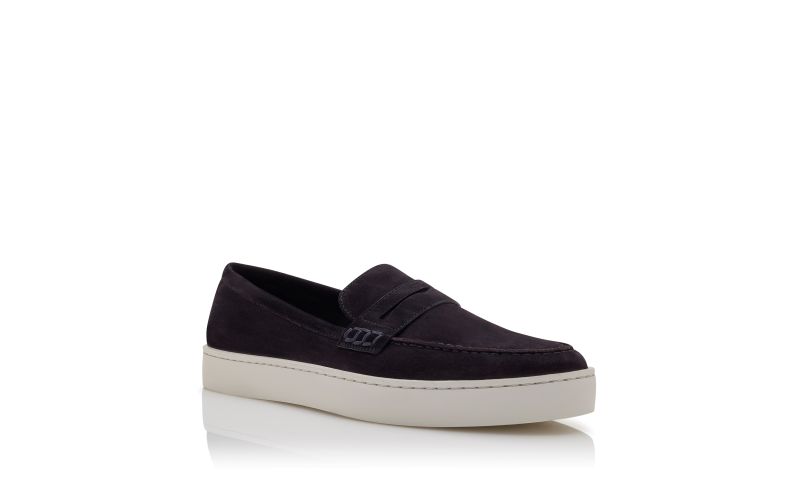 Ellis, Black Calf Leather Slip-On Loafers - €675.00