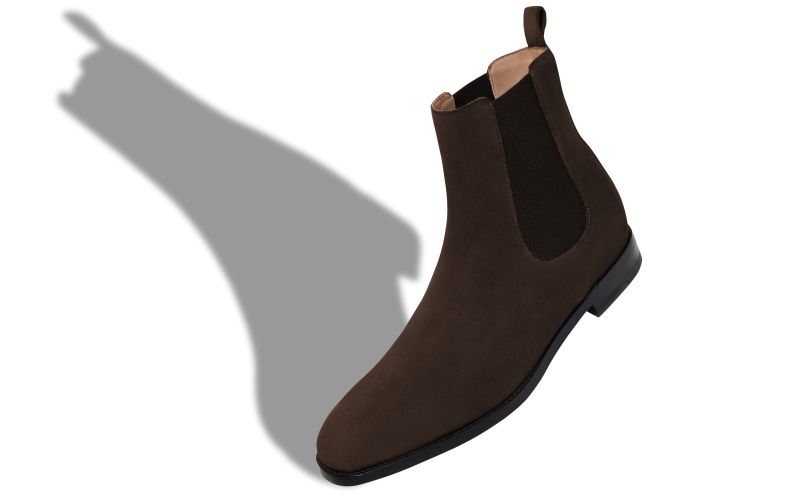 Delsa, Brown Suede Ankle Boots - US$995.00