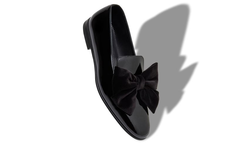 Janser, Black Patent Leather Loafers - AU$1,625.00 