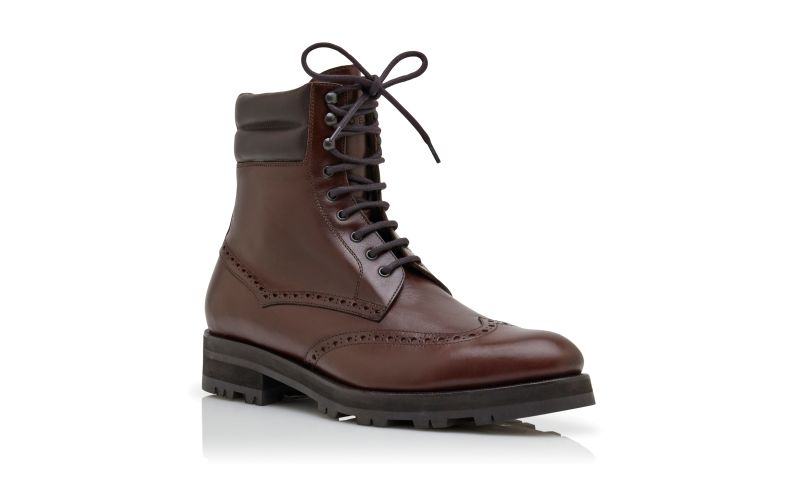 Sapele, Dark Brown Calf Leather Mid Calf Boots - CA$1,815.00