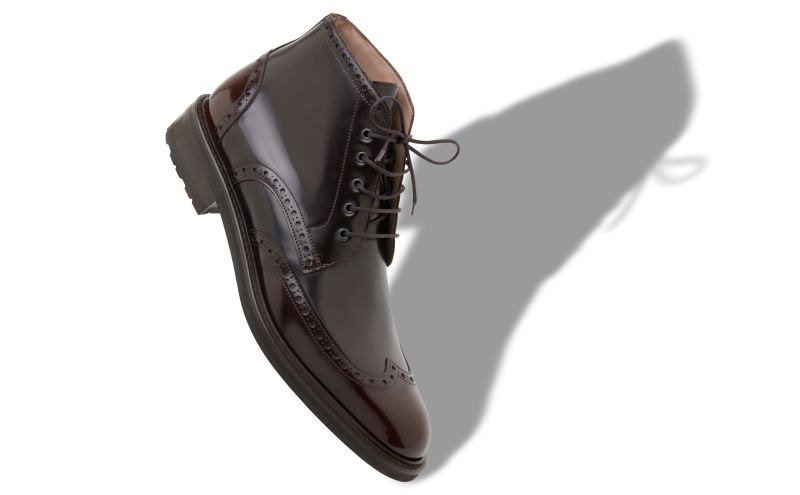 Borneo, Dark Brown Calf Leather Ankle Boots - US$1,095.00 