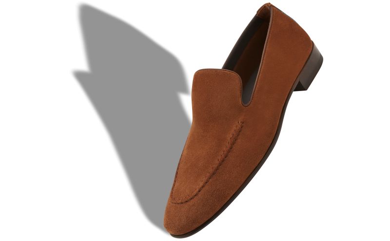 Truro, Brown Suede Loafers  - US$945.00