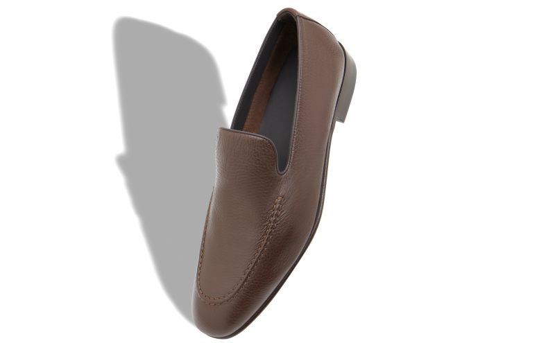 Truro, Brown Calf Leather Loafers  - €825.00