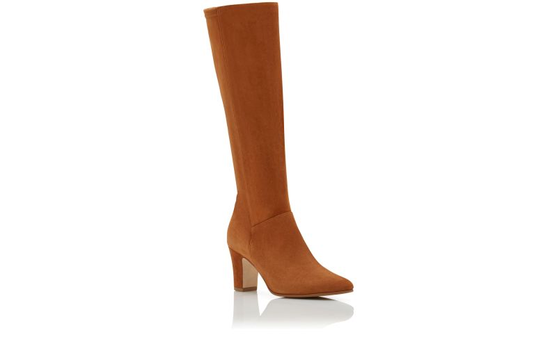 Pitana, Brown Suede Knee High Boots - US$1,625.00