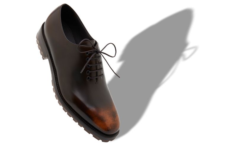 Newley, Brown Calf Leather Lace-Up Shoes - £845.00 