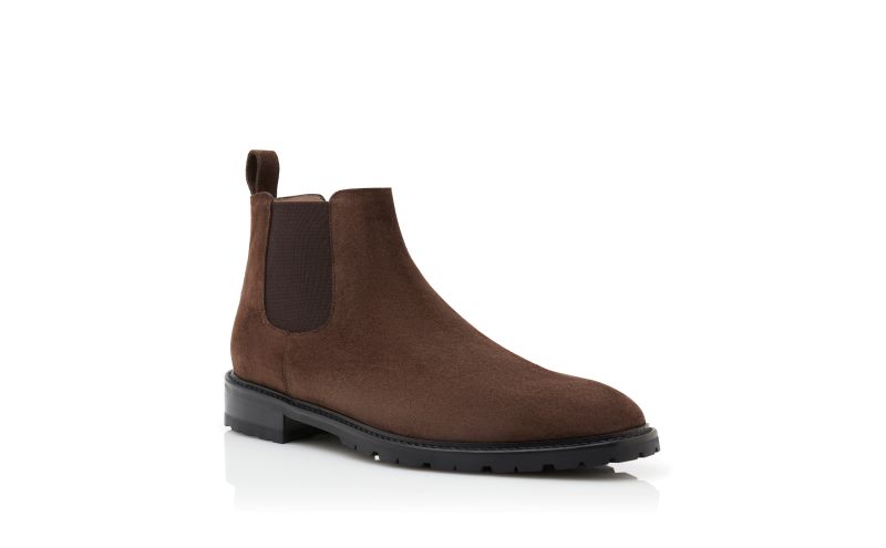 Brompton, Brown Suede Ankle Boots - US$945.00