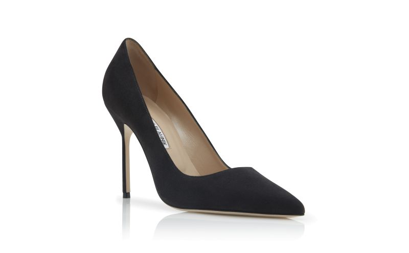 Bb , Charcoal Black Pointed Toe Pumps - £595.00