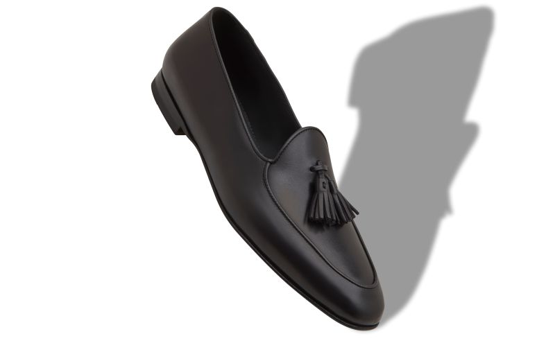 Lennox, Black Calf Leather Loafers - €895.00 