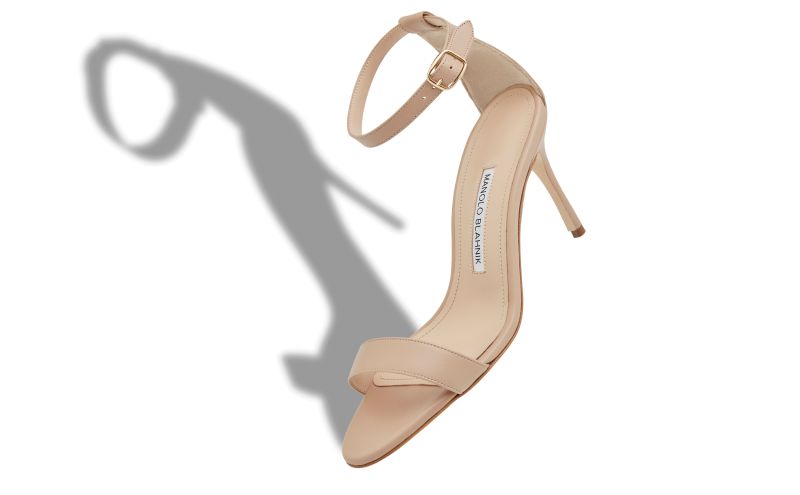 Chaos, Beige Nappa Leather Ankle Strap Sandals
 - €695.00