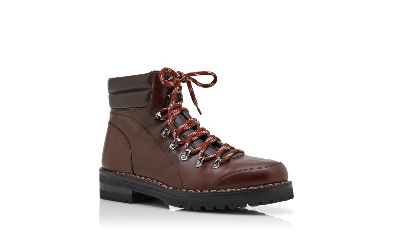 Janka, Dark Brown Calf Leather Ankle Boots - AU$2,485.00