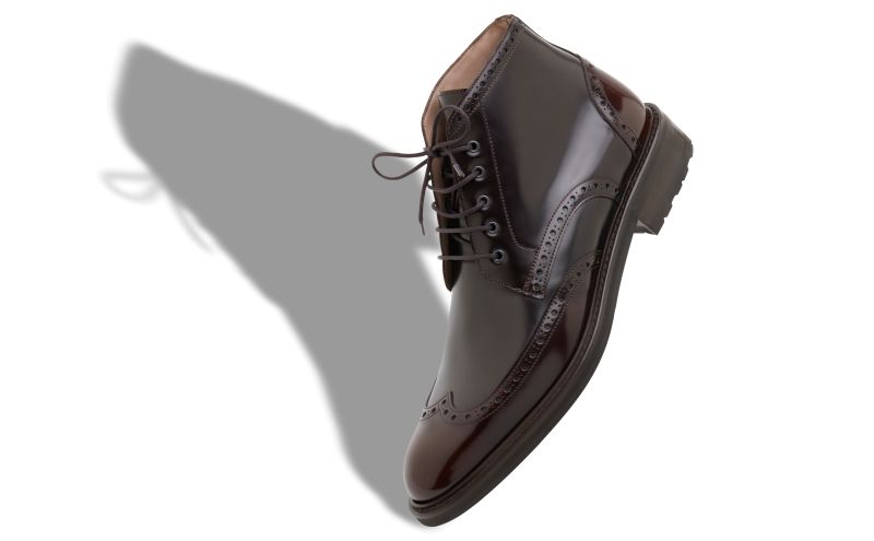 Borneo, Dark Brown Calf Leather Ankle Boots - US$1,095.00