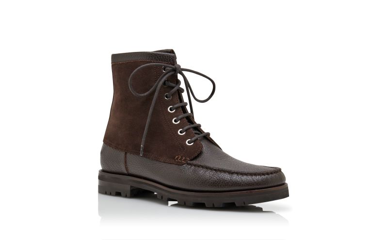 Sycamore, Dark Brown Calf Leather Ankle Boots  - US$1,045.00