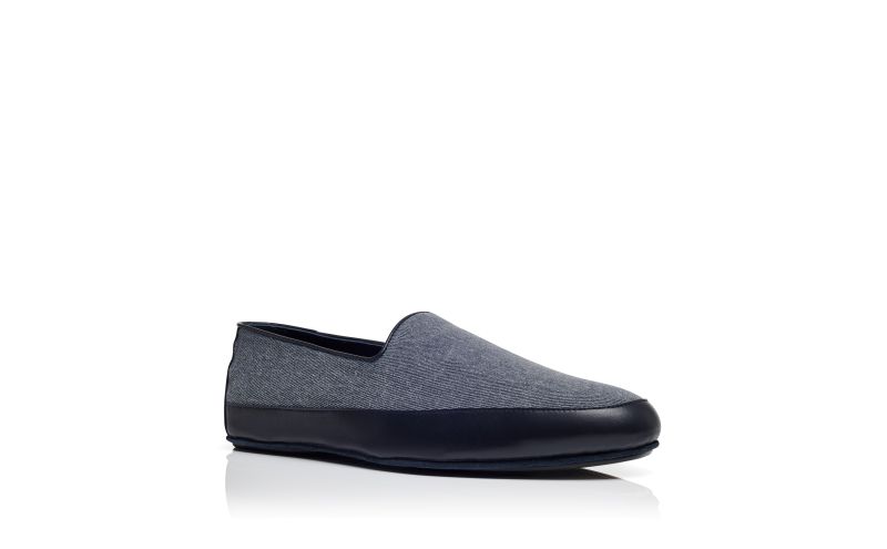 Antinous, Blue Denim Slippers - US$348.00