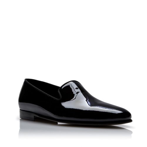 Black Patent Leather Loafers