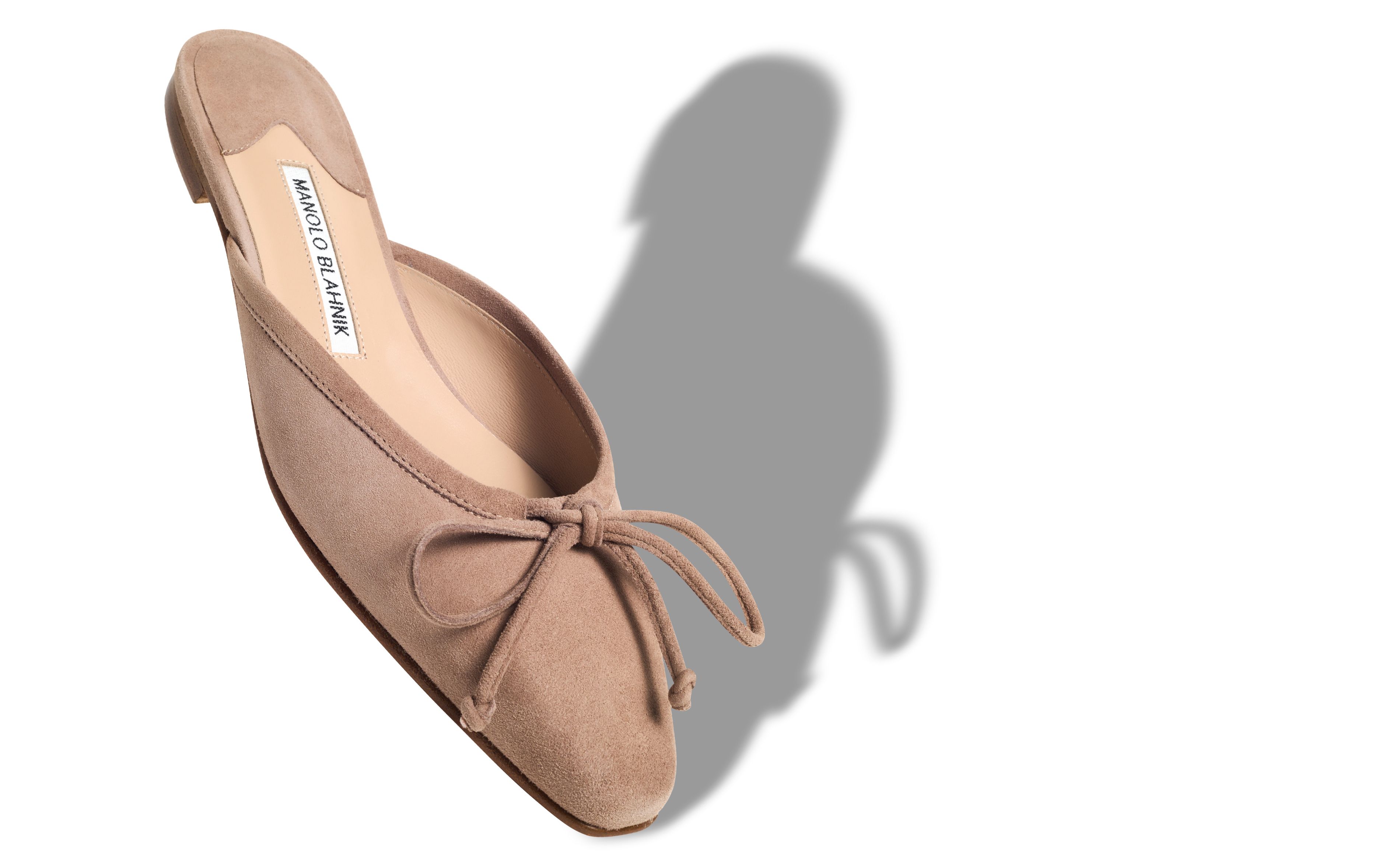 Beige Ballet Flats Ballerina Slingback Shoes Mule Shoes 