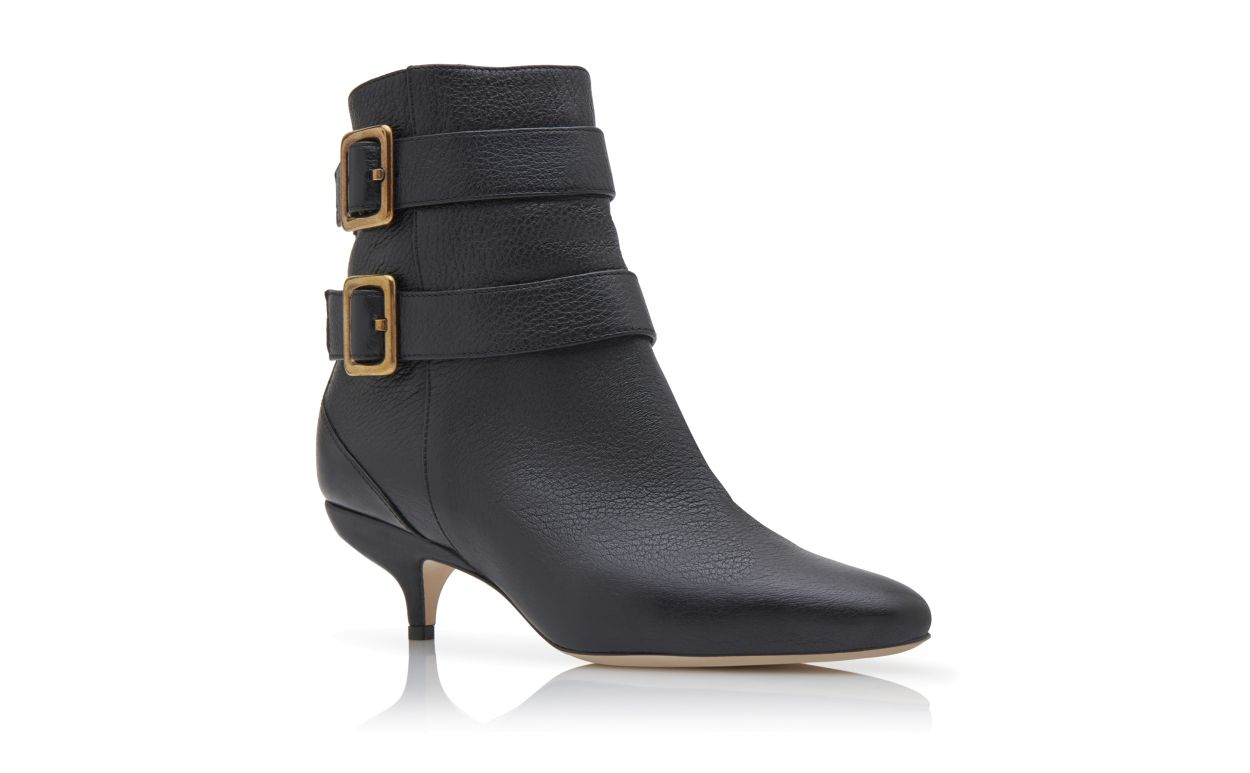 Designer buckle boots best sale