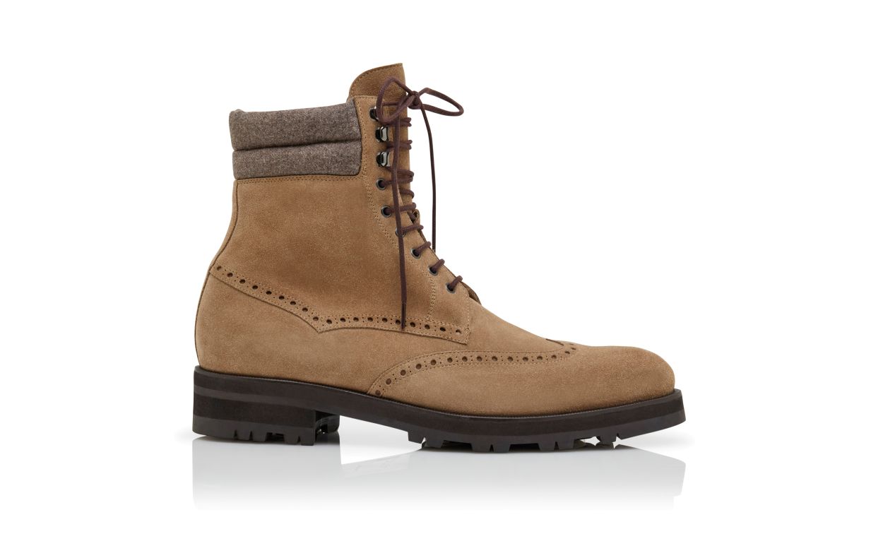 Beige boots best sale