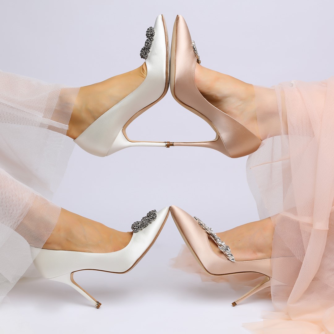 manolo blahnik wedding heels