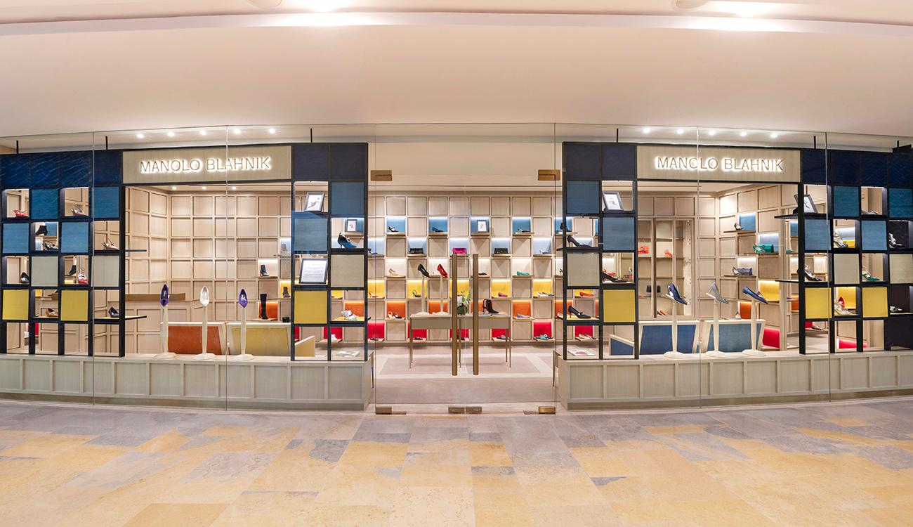 The front of the Manolo Blahnik Pacific Place store. 